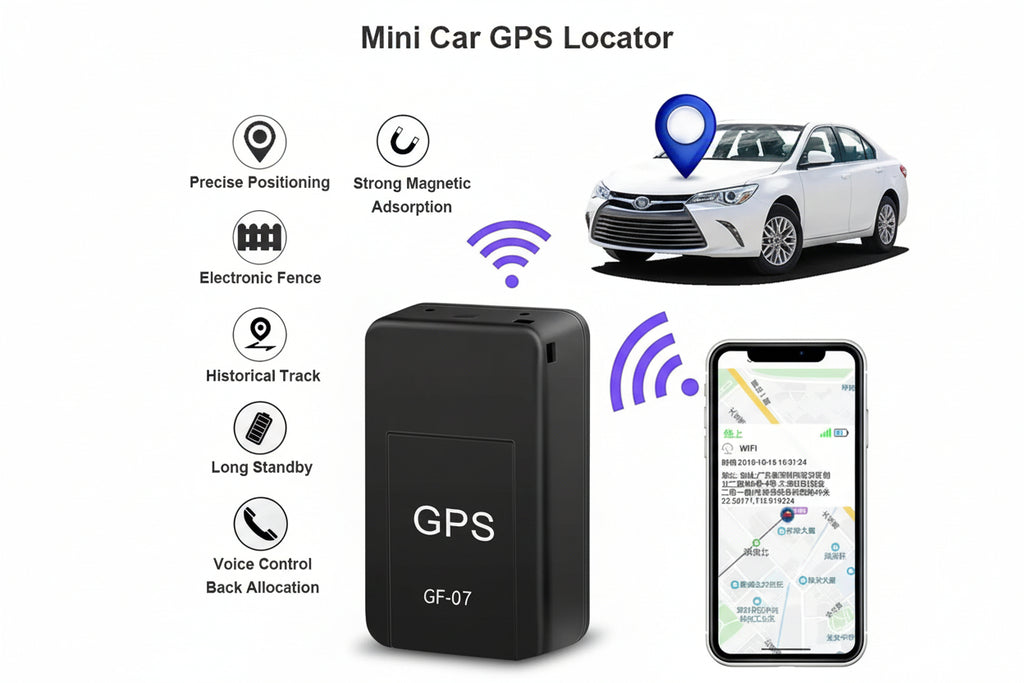 GF07 Wireless Mini Magnetic GPS Tracker Car Mobile Bike Bag Tracking Device