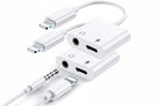 Apple iPhone Connector Lightning to 3.5mm Earphone Jack & Mobile Charging Jack
