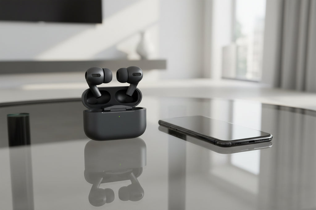 Black Apple Airpods Pro 2 Hengxuan (high Copy With Popup Msg/locate In Find My Iphone) Black