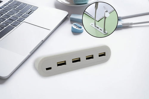 4in1 Hub Is Usb For Pen Drive, Mouse, Keyboards, Camera, Mobile, Tablet, Pc, Laptop, Tv, Study Table, Charging Extension Hub Portable