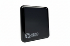 Black rectangular device with 'Vizo' logo on a white background