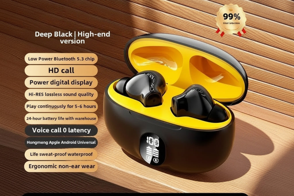 Original TWS *STEREO* Airpods with Super Sound & High Quality Touch Sensors True Stereo Headphone