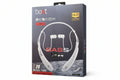 boAt L-HP11 Bluetooth headset packaging with product illustration and features on a dark background